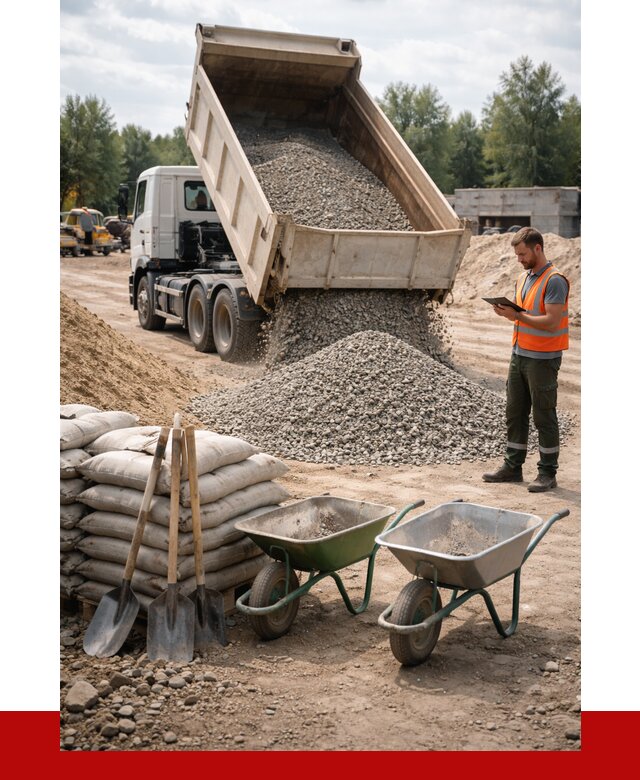 Доставка нерудных материалов в Ростове от 1232 руб. | ПРОНЕРУДРсв