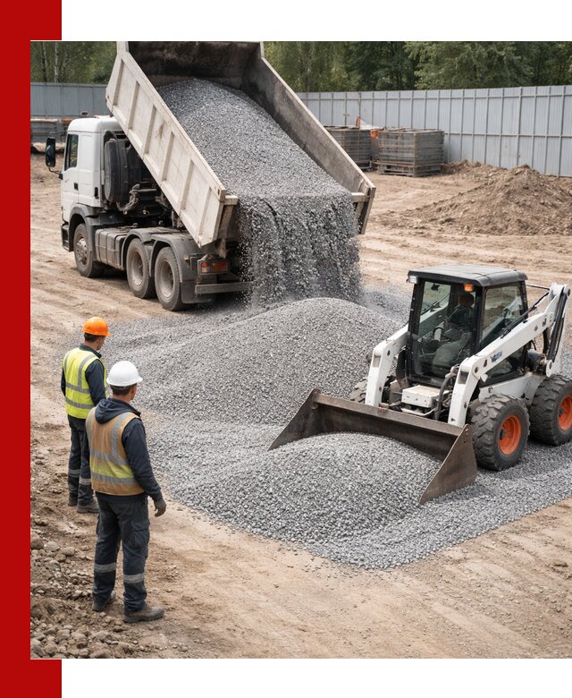 Доставка и продажа гранитного щебня фракции 0-5 в Ростове