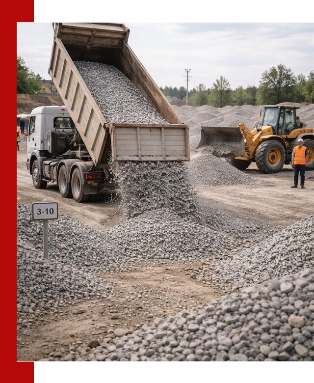 Гранитный щебень фракции 3–10: доставка и продажа в Ростове