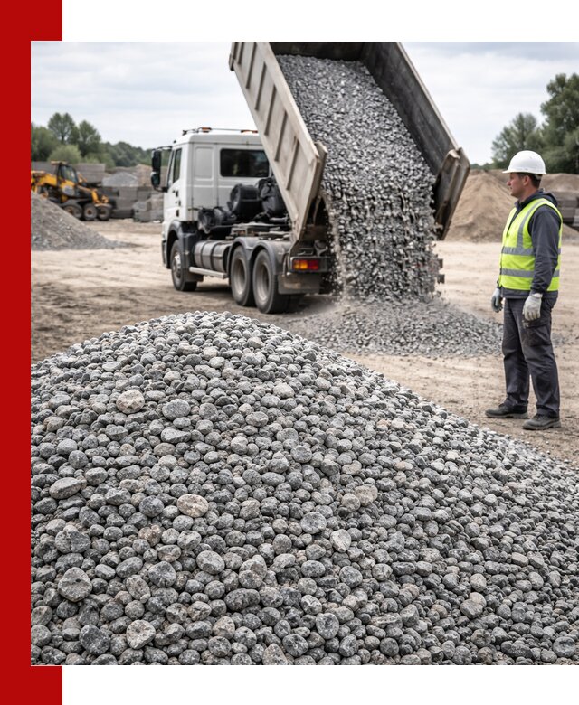 Доставка и продажа гранитного щебня фракции 5-20 в Ростове