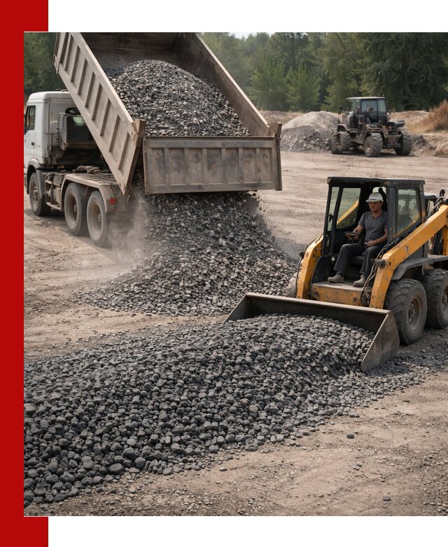 Гранитный щебень фракция 40-70 с доставкой в Ростове