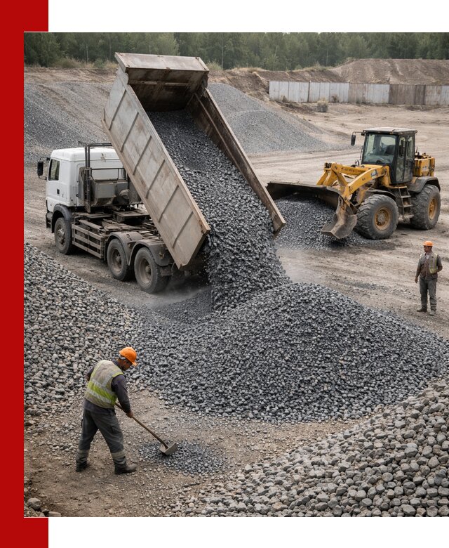 Щебень габбро-диабаз фр. 5-20 с доставкой в Ростове