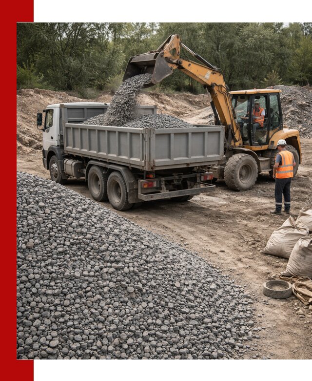 Доставка гравийного щебня в Ростове оптом и в розницу