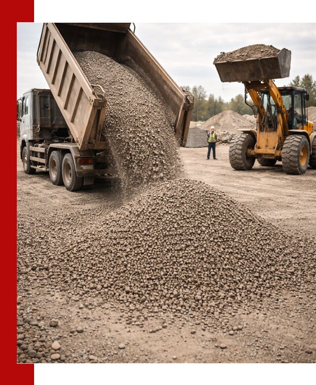 Гравийный щебень фракция 3–10 с доставкой в Ростове