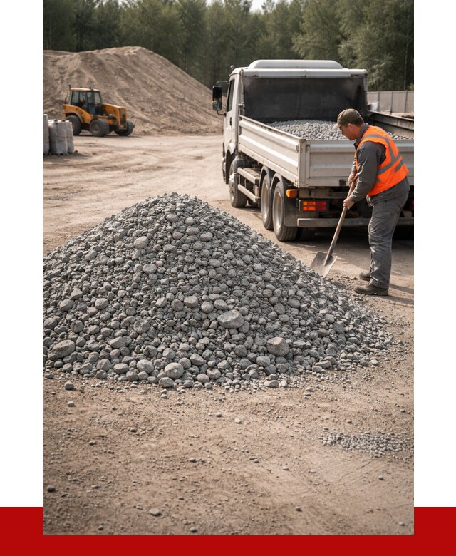 Гравийный щебень фракция 5-10 в Ростове от 2258 р. | ПРОНЕРУДРсв