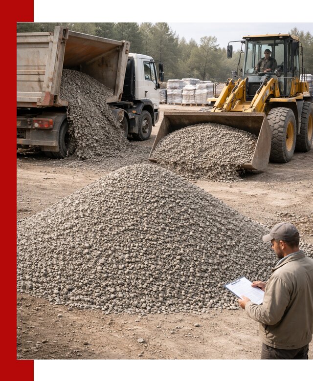Гравийный щебень фракция 5–10 с доставкой в Ростове