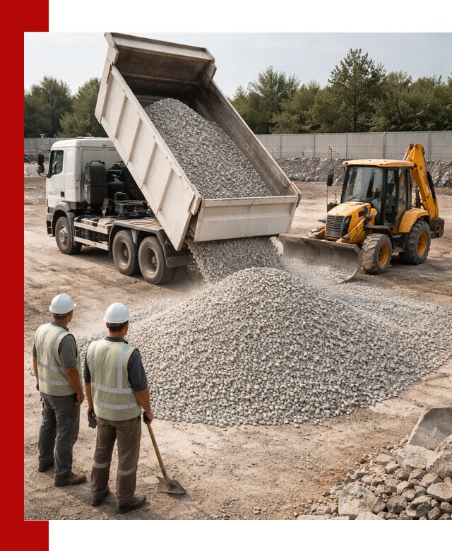 Купить известняковый щебень фракции 5–10 мм с доставкой в Ростове