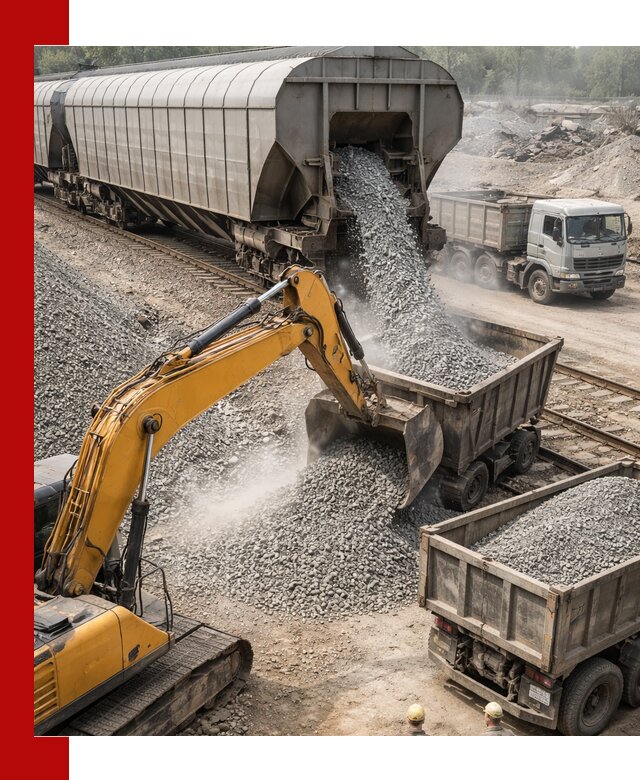 Доставка железнодорожного щебня в Ростове крупными партиями быстрого отгруза