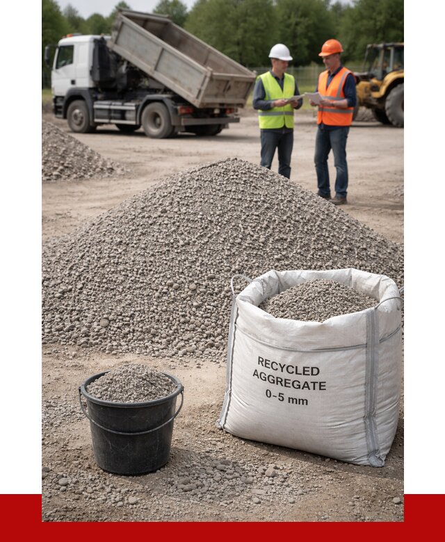 Вторичный щебень фракция 0-5 в Ростове от 1642 р. ПРОНЕРУДРсв