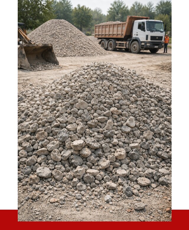 Вторичный щебень фракция 20-40 в Ростове от 2258 р ПРОНЕРУДРсв