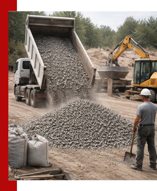 Доставка и продажа бетонного щебня в Ростове