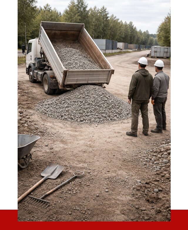 Бетонный щебень фракция 5-20 в Ростове от 3284 р., ПРОНЕРУДРсв