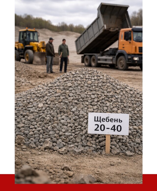 Бетонный щебень фракция 20-40 в Ростове от 2514 р. | ПРОНЕРУДРсв