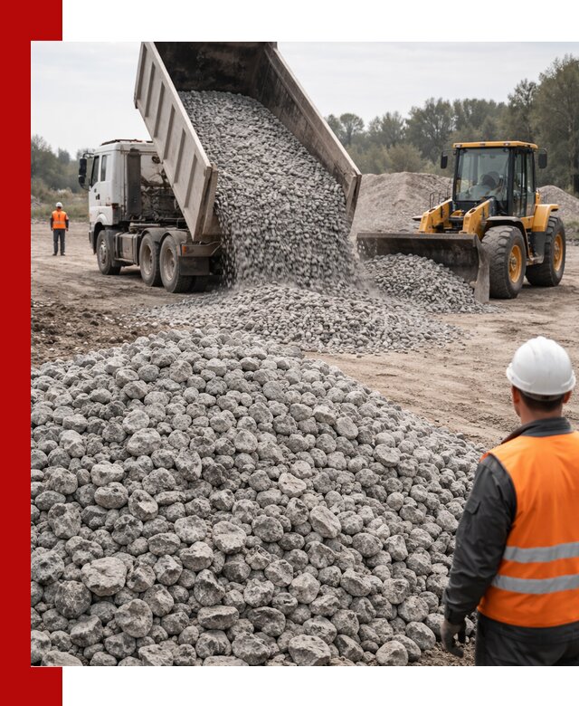 Доставка бетонного щебня фракции 20-40 в Ростове