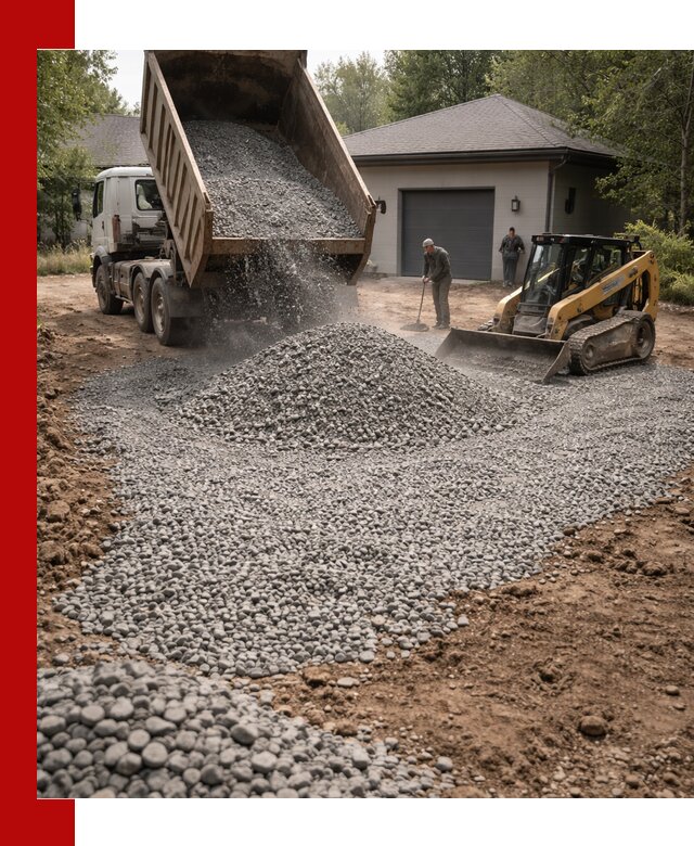 Щебень для парковки в Ростове: доставка и укладка качественного материала