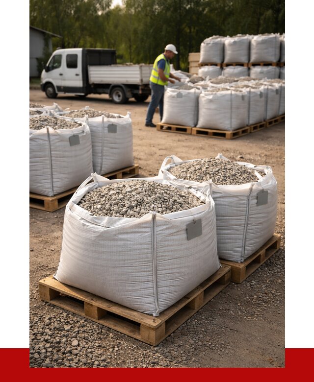 Щебень в мешках с доставкой в Ростове от 4310 р. | ПРОНЕРУДРсв