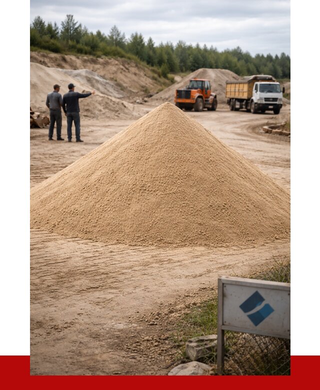 Карьерный песок навалом в Ростове от 1847 р. | ПРОНЕРУДРсв