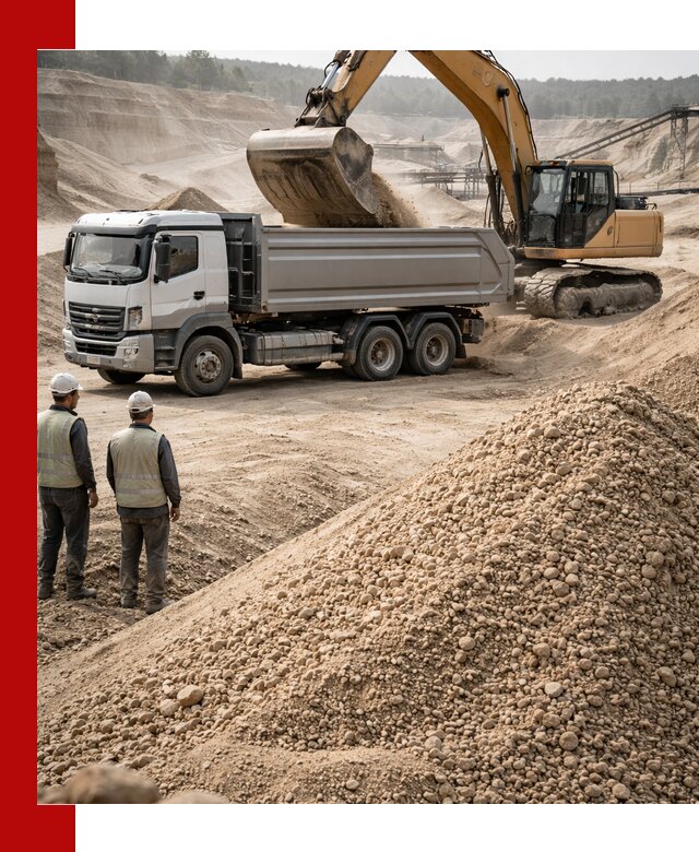 Карьерный крупнозернистый песок с доставкой в Ростове