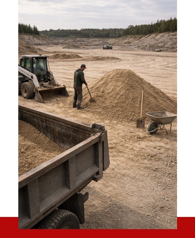 Карьерный песок среднезернистый в Ростове, от 2258 р. ПРОНЕРУДРсв