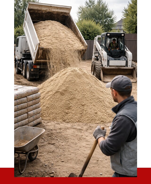 Мытый речной песок с доставкой в Ростове от 1488 р. | ПРОНЕРУДРсв