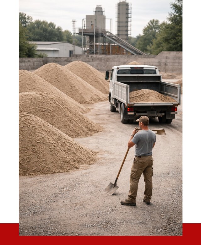 Мытый песок в Ростове от 1283 р. с доставкой ПРОНЕРУДРсв