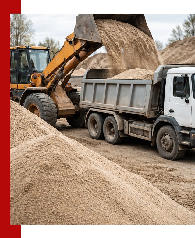 Доставка сеяного песка в Ростове оптом и в розницу