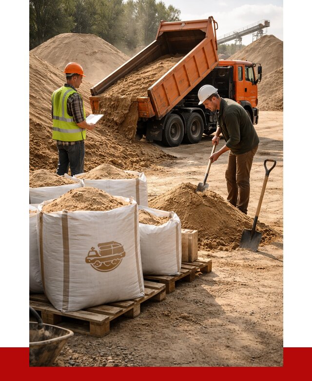 Строительный песок в Ростове от 2258 р. с доставкой, ПРОНЕРУДРсв