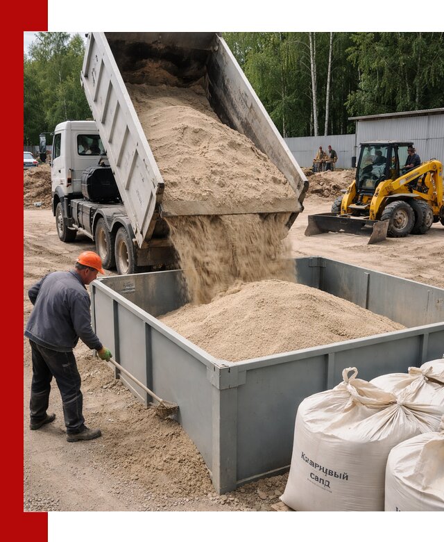 Кварцевый песок для фильтра в Ростове — доставка и качество