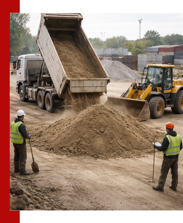 Доставка и продажа пескогрунта оптом и в розницу в Ростове