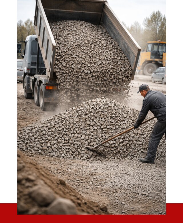 Гравий фракция 20-40 в Ростове от 2566 р. доставка | ПРОНЕРУДРсв