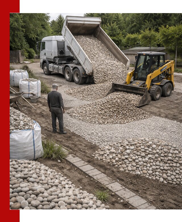 Доставка морской гальки оптом и в розницу в Ростове