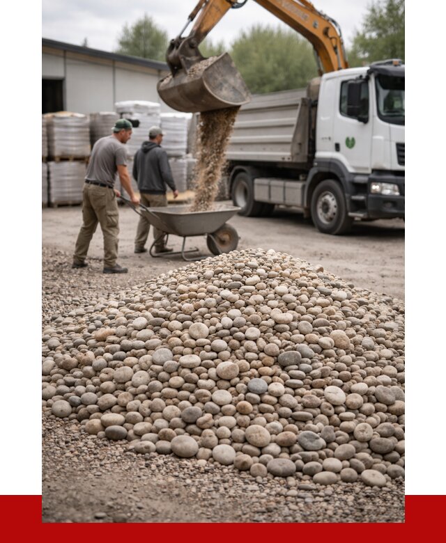 Галька декоративная в Ростове от 3284 р. за куб | ПРОНЕРУДРсв