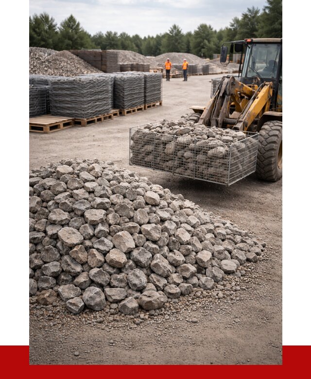 Камень для габионов фракция 70-150 в Ростове от 4310 р. | ПРОНЕРУДРсв