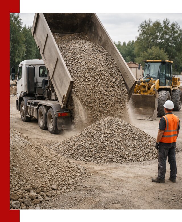 Доставка щпс в Ростове — щебеночно-песчаная смесь под заборы и дорожки