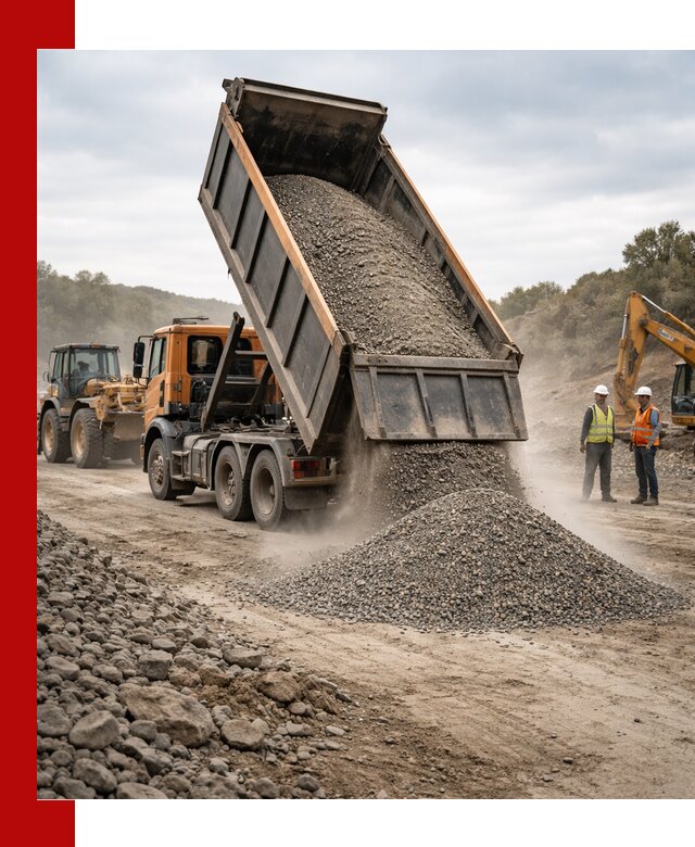 Щебёночно-песчаная смесь ЩПС С1 с доставкой в Ростове