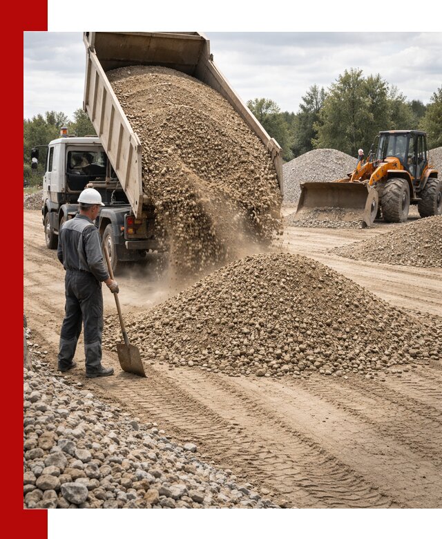 Доставка щпс С3 в Ростове самосвалами и бортовыми грузовиками