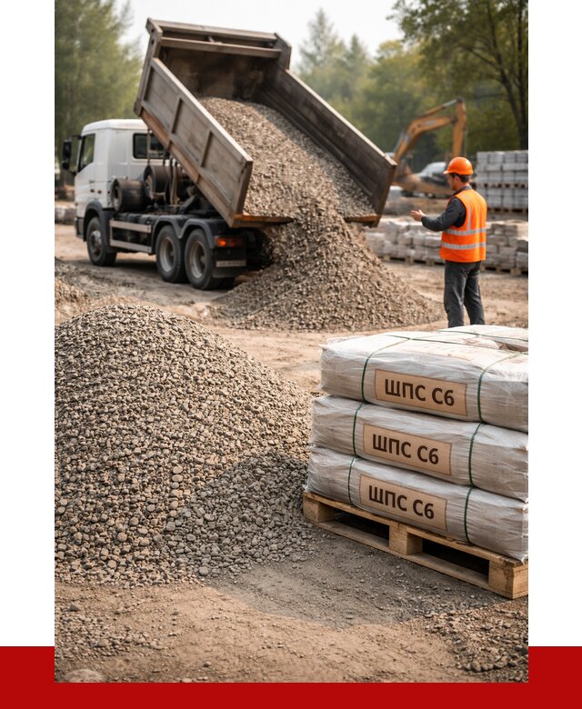 ЩПС С6 в Ростове с доставкой от 2258 р. за куб | ПРОНЕРУДРсв