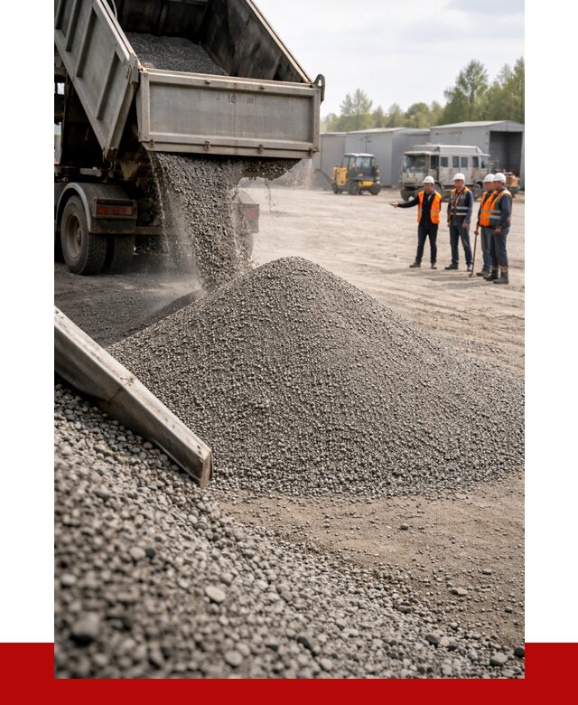 Гравийный отсев 0-5 в Ростове от 1232 р. с доставкой | ПРОНЕРУДРсв