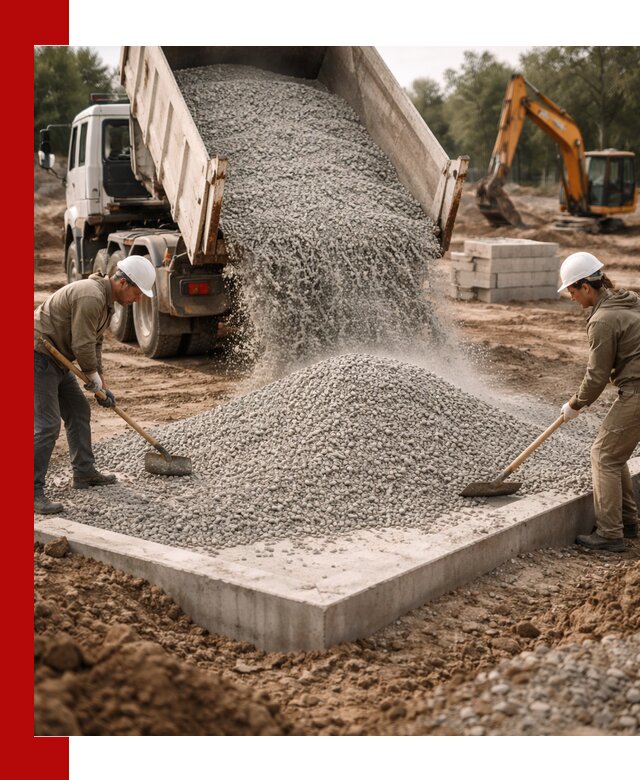 Доставка и продажа отсева для бетона в Ростове