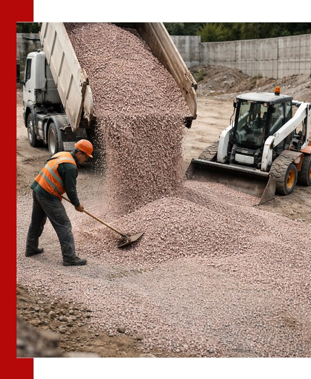 Крошка розовый гранит с доставкой в Ростове от производителя