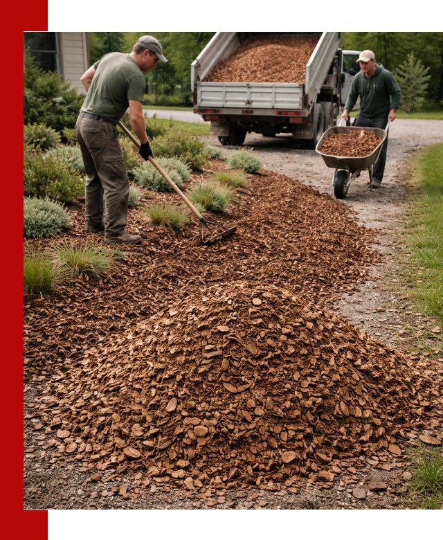 Крошка для мульчирования с доставкой в Ростове