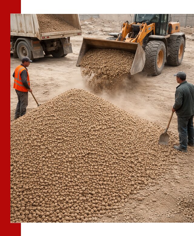 Керамзит фракция 10-20 с доставкой в Ростове