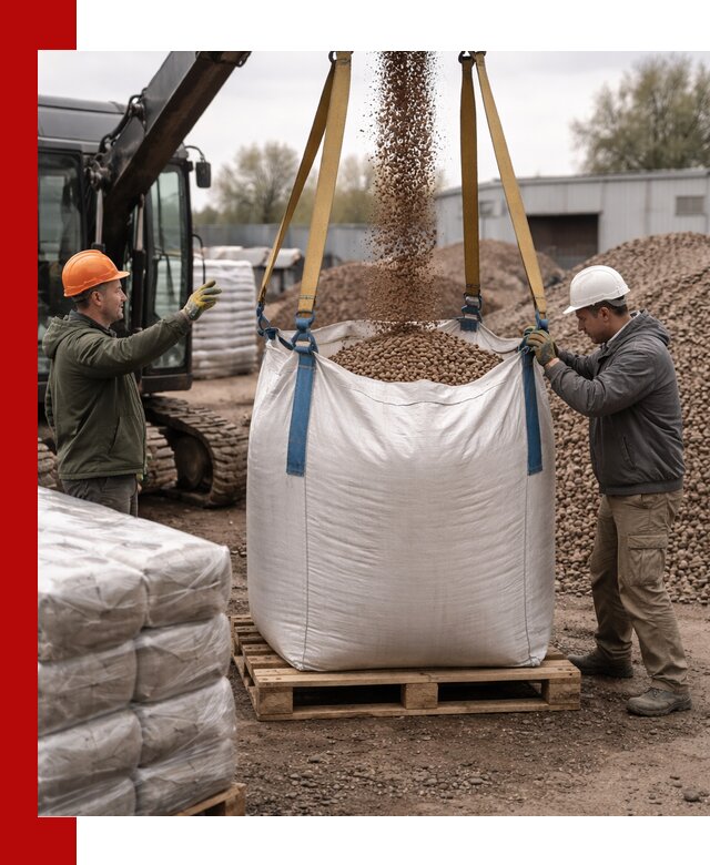 Керамзит в биг-бегах с доставкой в Ростове