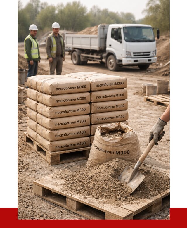 Пескобетон М300 в Ростове с доставкой от 4772 р. за куб | ПРОНЕРУДРсв