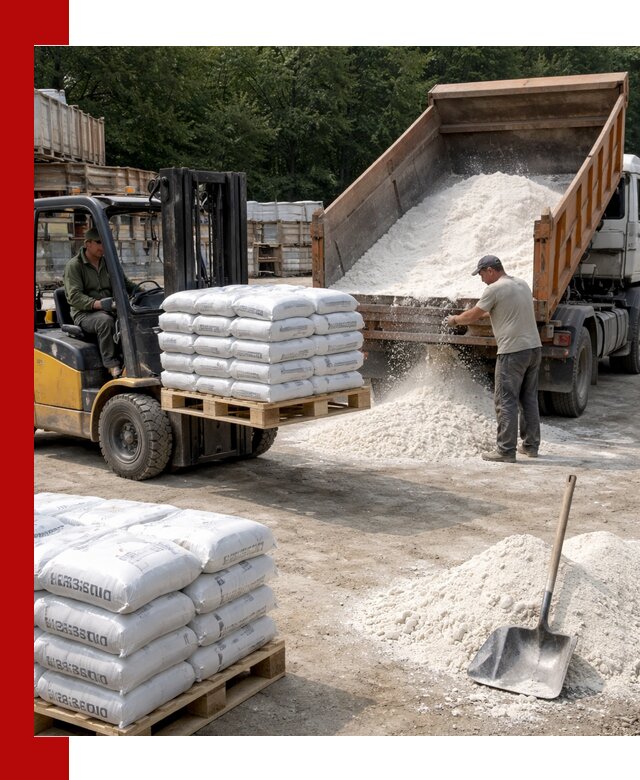 Доставка строительной извести оптом и в розницу в Ростове