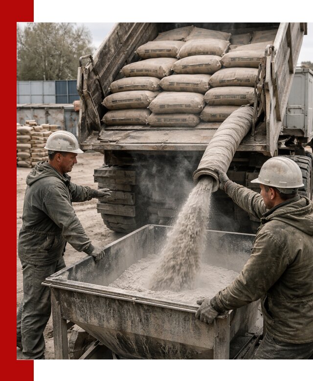 Доставка цемента М400 в Ростове оптом и в розницу