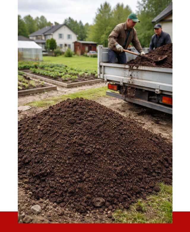 Плодородный грунт в Ростове с доставкой от 4310 р. | ПРОНЕРУДРсв