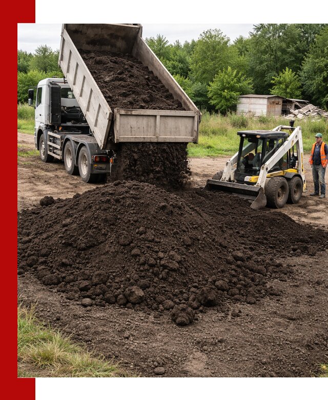 Поставка плодородной земли с доставкой самосвалом в Ростове