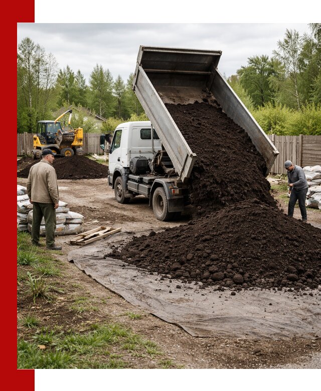 Доставка качественного почвогрунта в Ростове оптом и в розницу