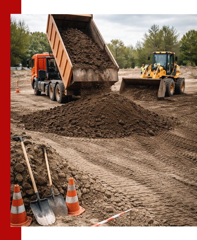 Поставка и доставка планировочного грунта в Ростове